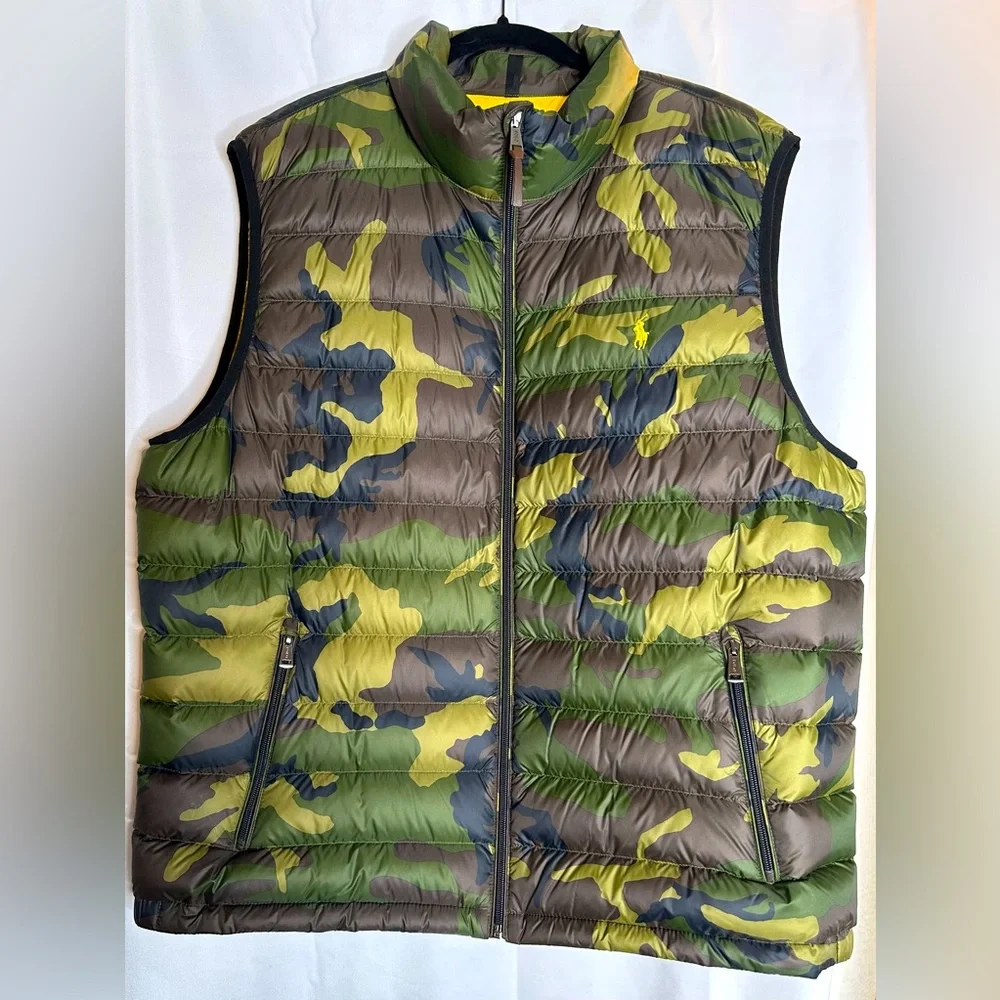 POLO RALPH LAUREN Camo Vest Men’s Size XXL/TTG NWT - Picture 1 of 3
